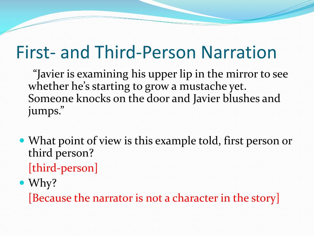 intrusive third person narrator definition literature