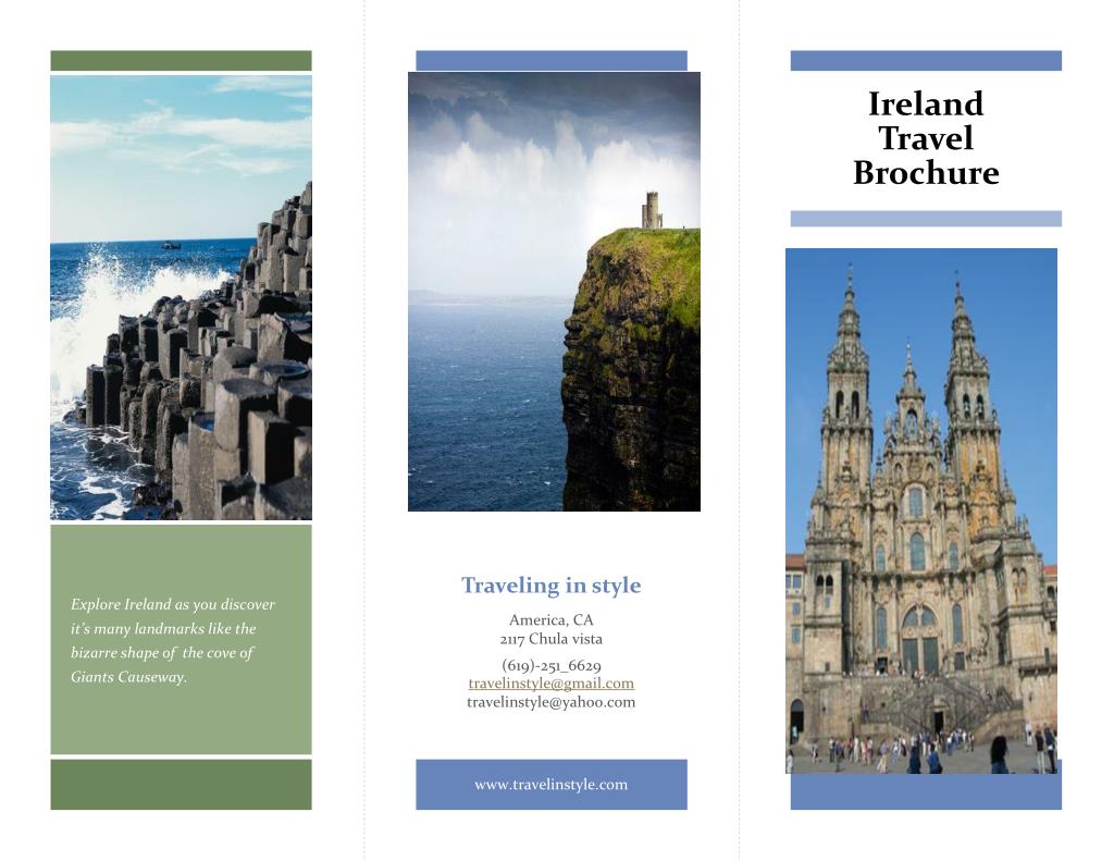 ireland tourism brochures