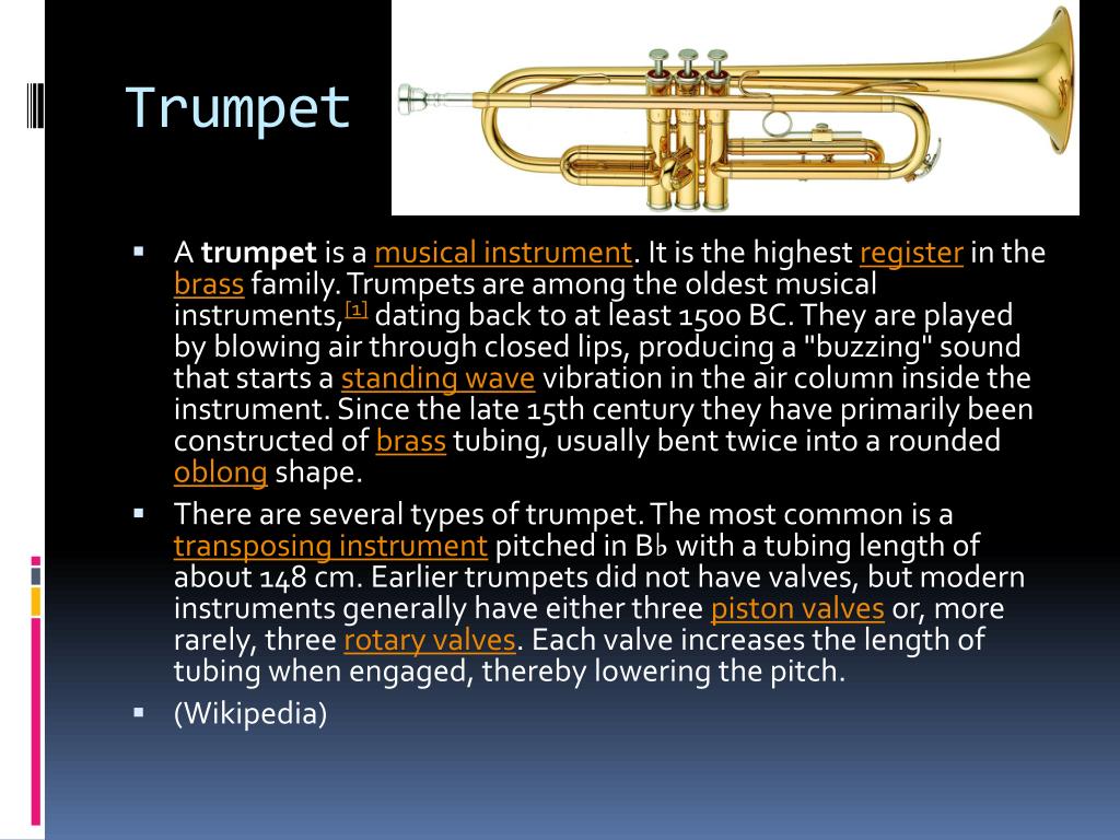 Pitch of brass instruments - Wikipedia