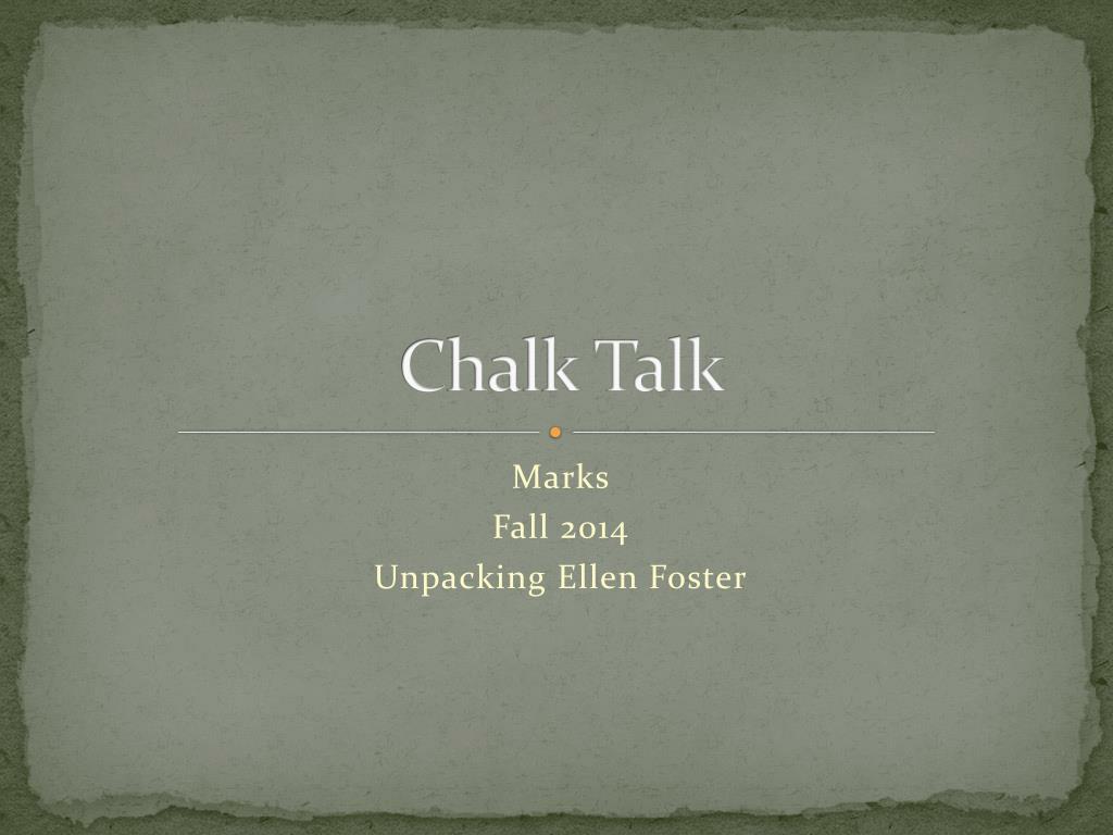 Marked fall. Chalk talk. ‘Chalk and talk’ approach. Chalk talk information Technologies.