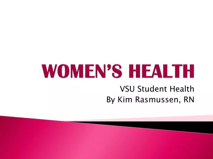 presentation on women's health