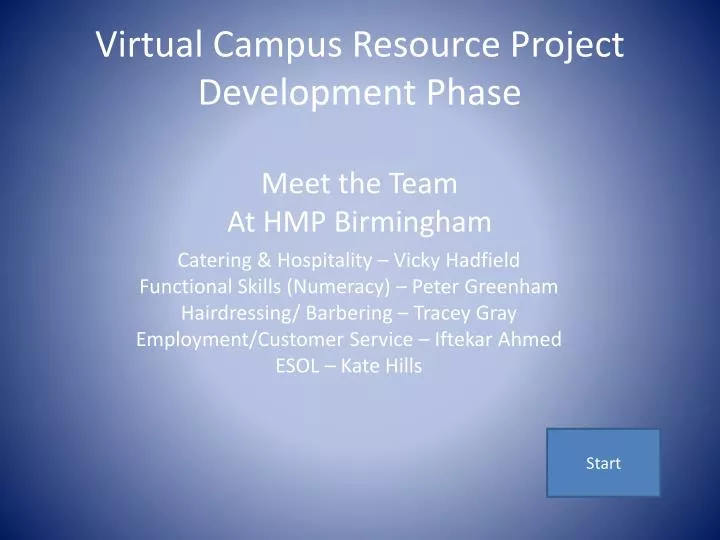 PPT Virtual Campus Resource Project Development Phase Meet the Team