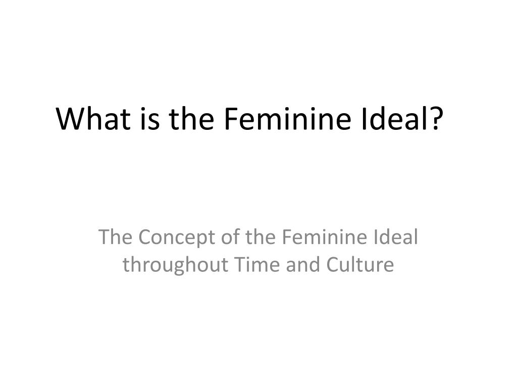 feminine ideal