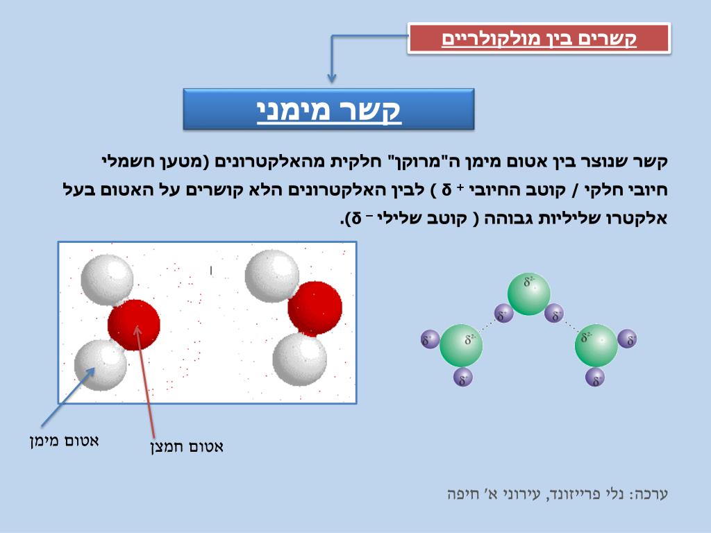 PPT - קשרים בין מולקולריים PowerPoint Presentation, free download -  ID:2342090
