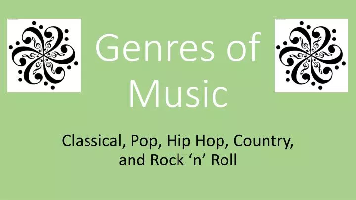 music genres powerpoint presentation