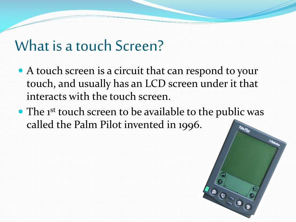 touch screen powerpoint presentation