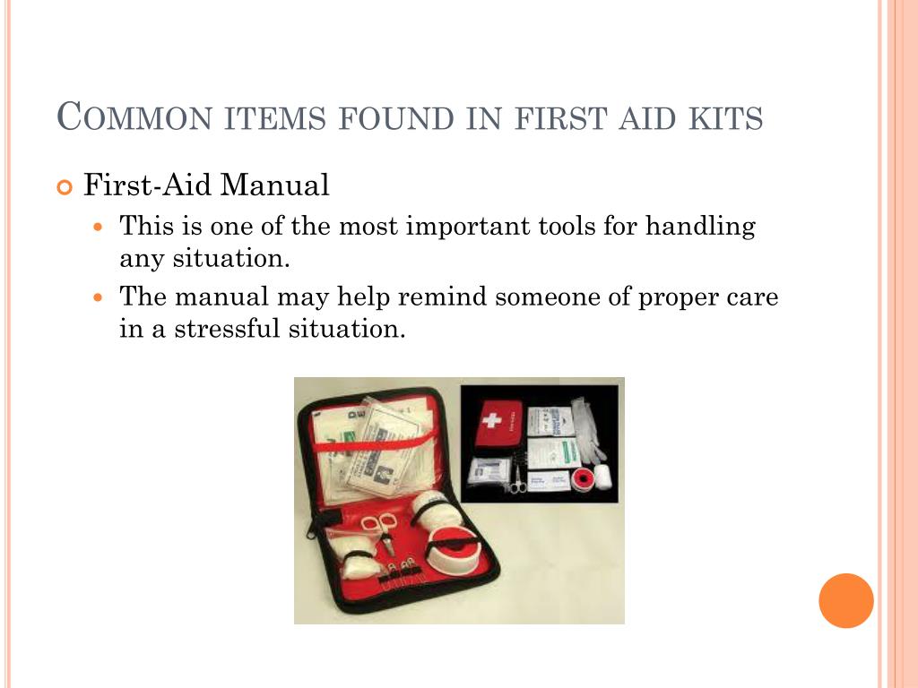 PPT First aid kits PowerPoint Presentation, free download ID2342871