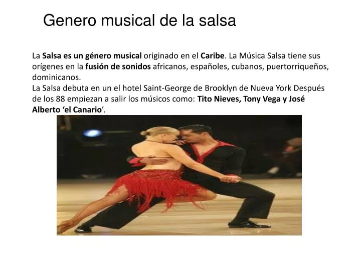 PPT - Genero musical de la salsa PowerPoint Presentation, free download ...