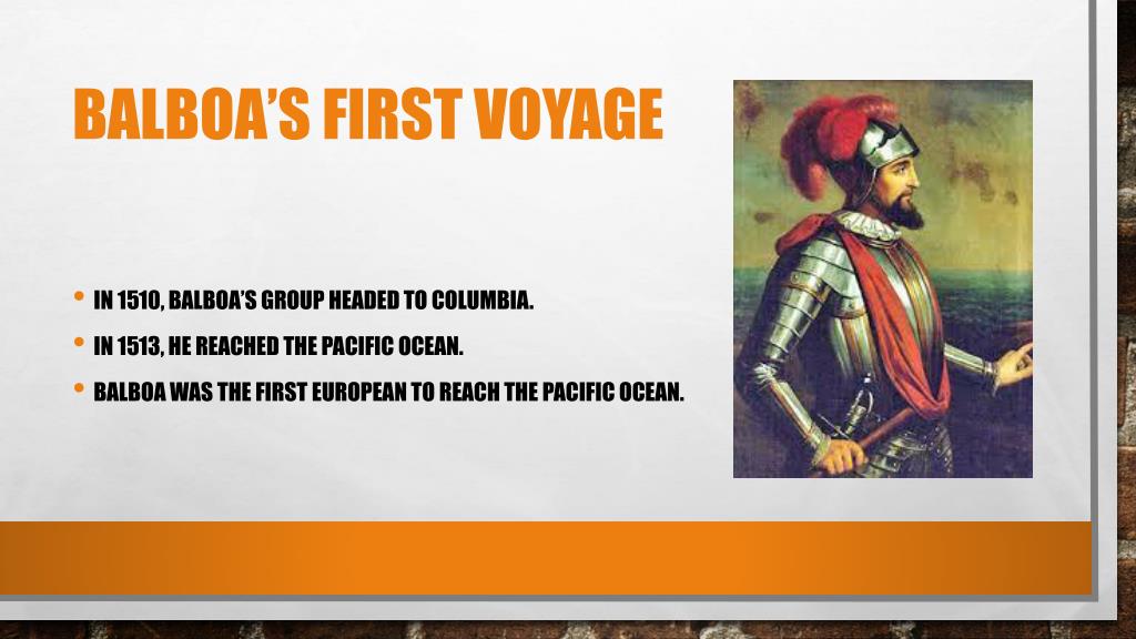 when was balboa's first voyage