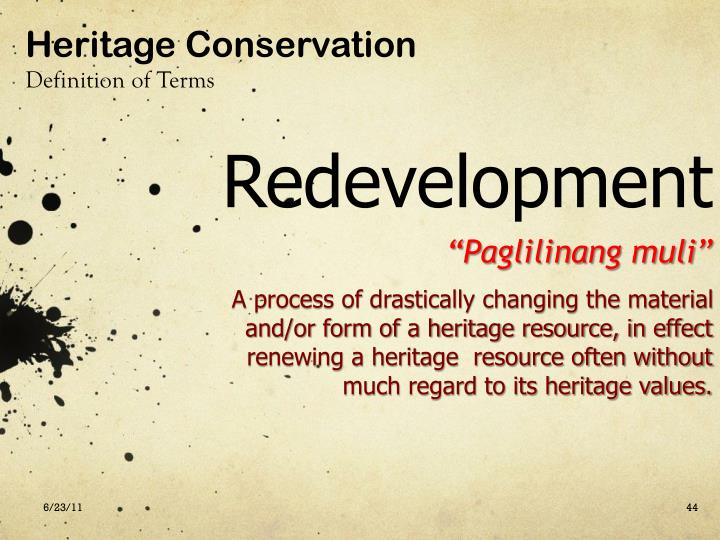 PPT Heritage Conservation PowerPoint Presentation ID2345064