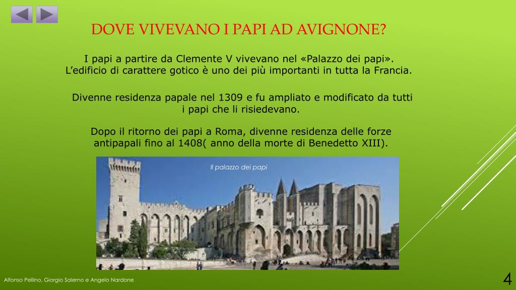 Quella Avignonese Venne Imposta Ai Papi PPT - Il papato nell’età degli scismi PowerPoint Presentation, free