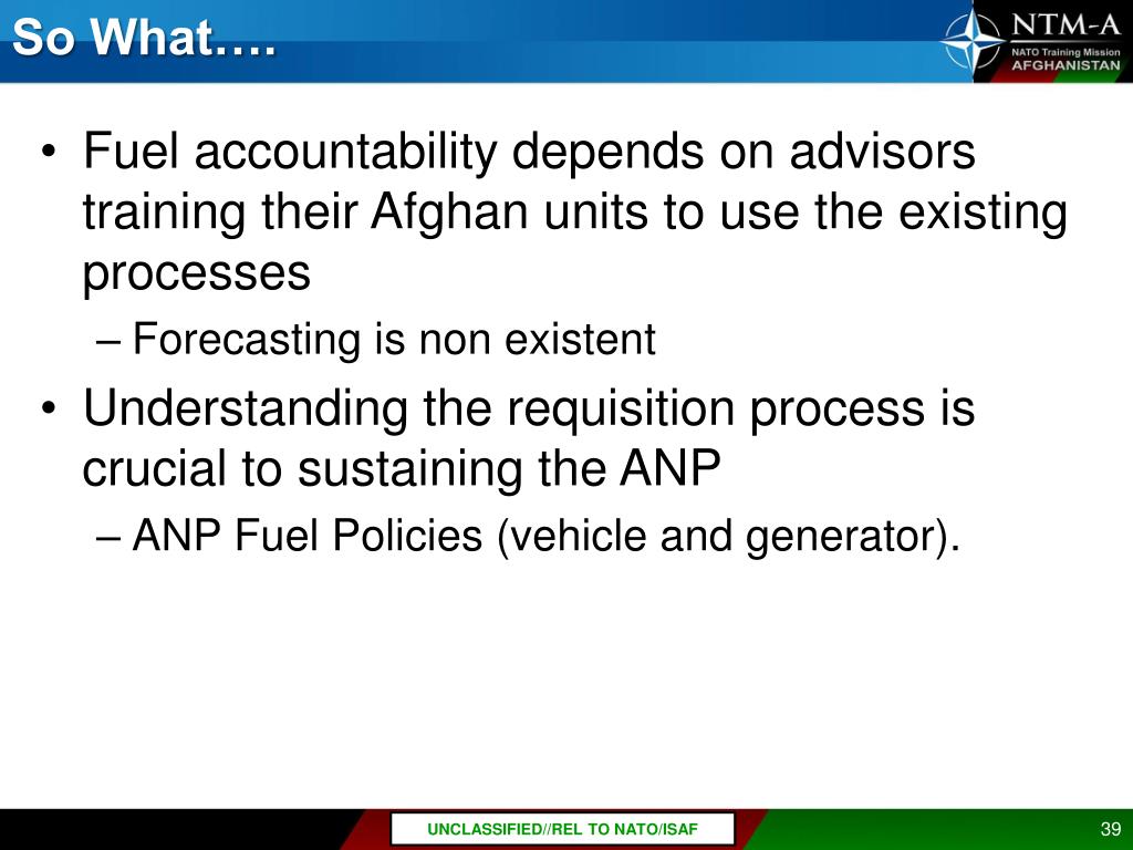 PPT - Afghan National Police ( ANP) Logistics Processes PowerPoint ...