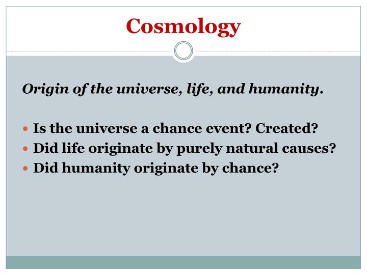 Ppt Cosmology Explaining The Universe Powerpoint