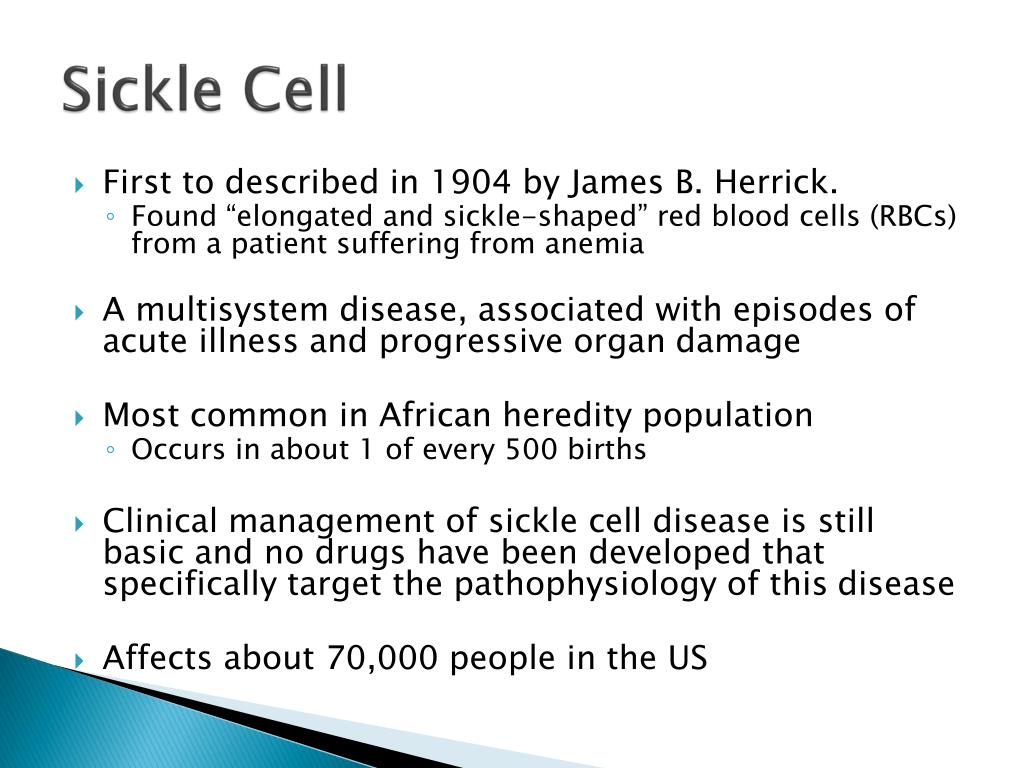 powerpoint presentation on sickle cell disease