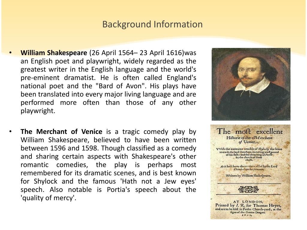 PPT - The Merchant of Venice PowerPoint Presentation, free download -  ID:2348480