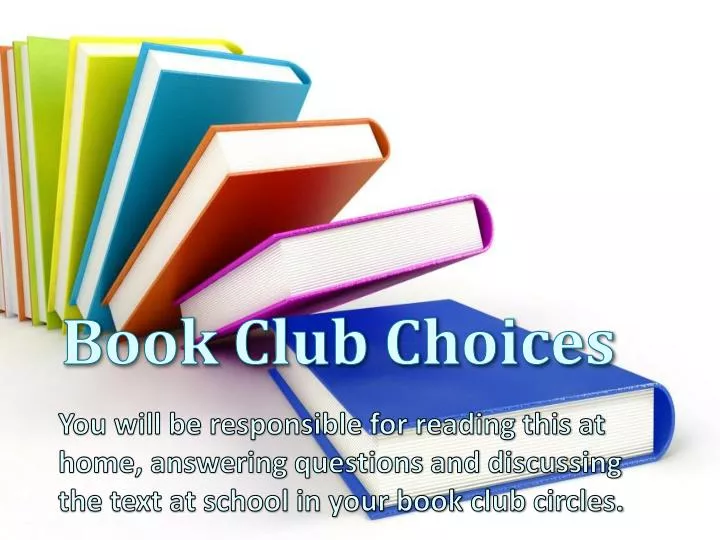 PPT Book Club Choices PowerPoint Presentation, free download ID2348501