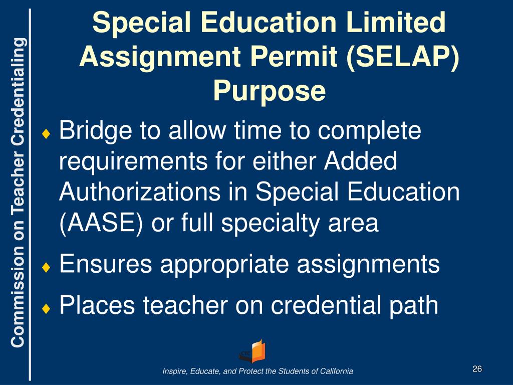 special education limited assignment teaching permit