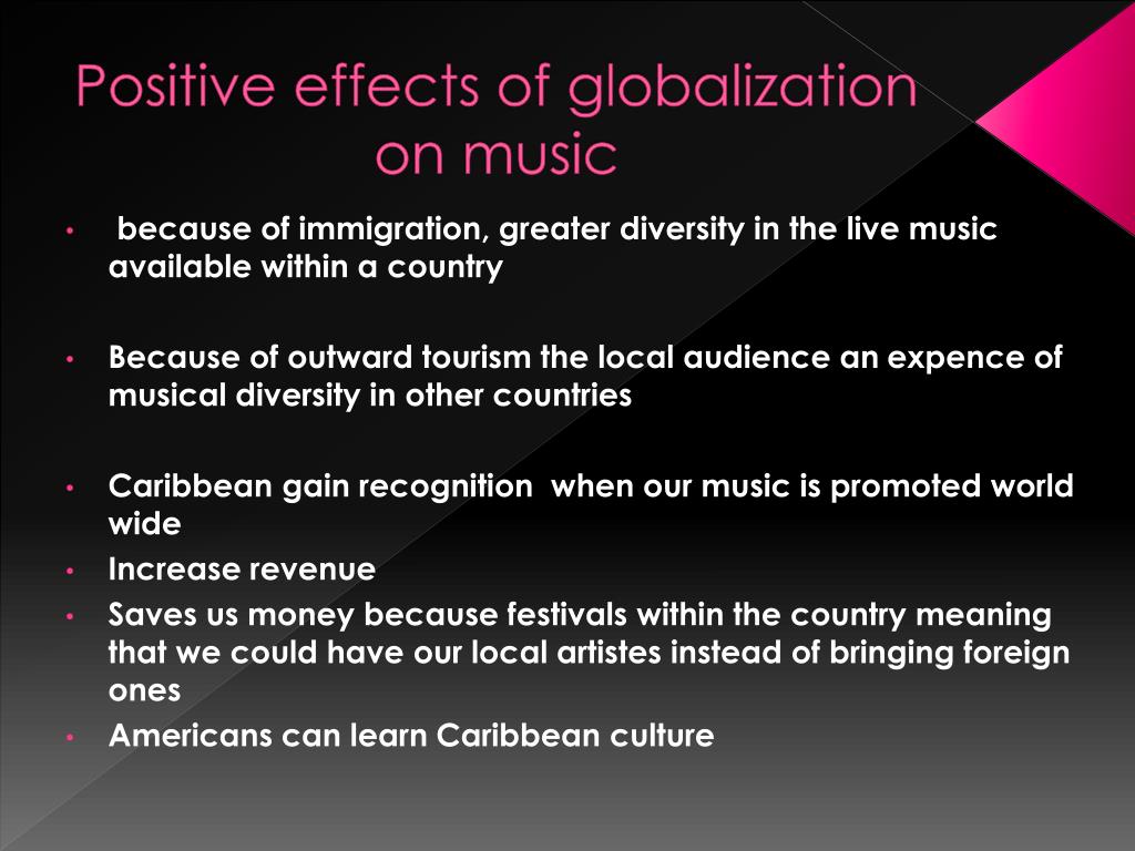 The Effects of Globalization on Music