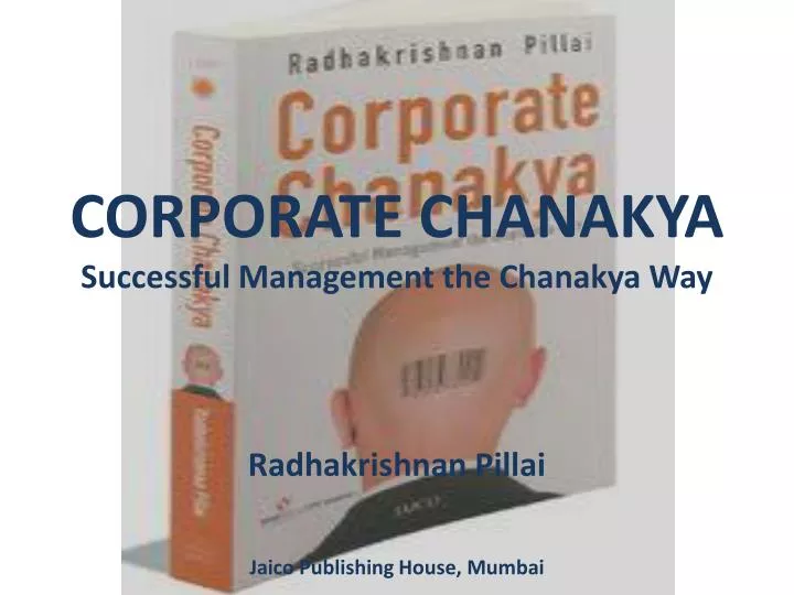 corporate chanakya successful management the chanakya way n.