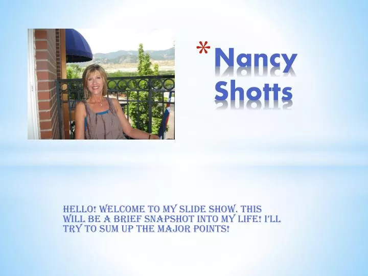 nancy shotts n.