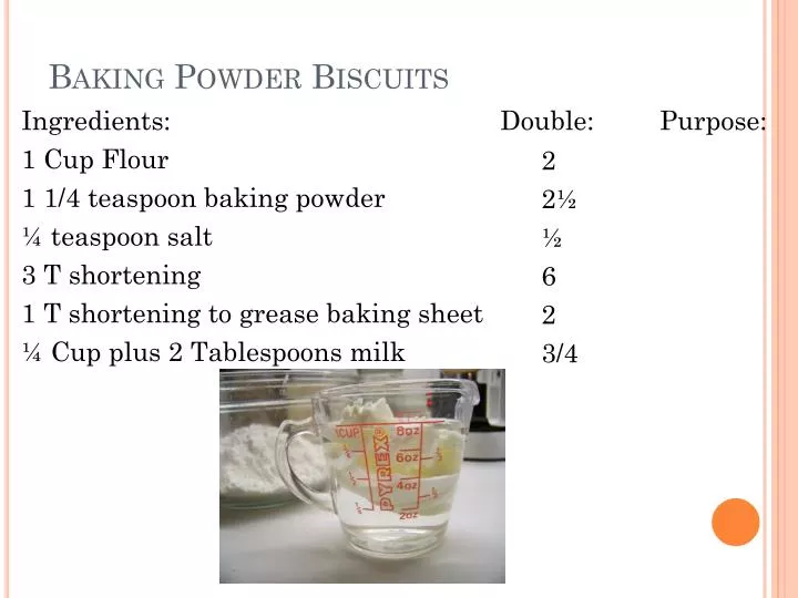 PPT - Baking Powder Biscuits PowerPoint Presentation, free download ...