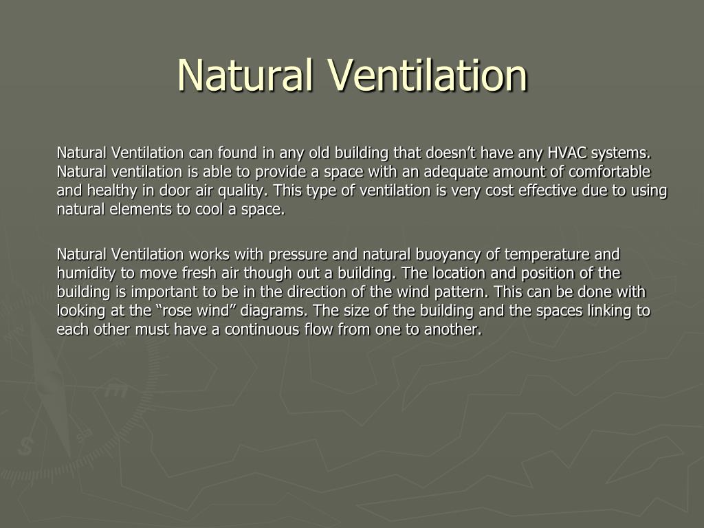 PPT - Natural Ventilation PowerPoint Presentation, free download -  ID:2350870