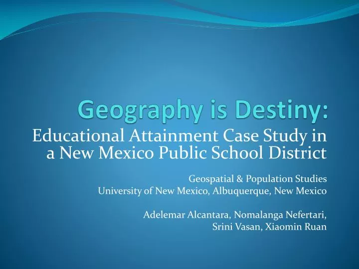 PPT Geography is Destiny PowerPoint Presentation, free download ID