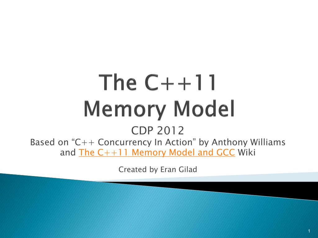 PPT - The C++11 Memory Model PowerPoint Presentation, free download -  ID:2351398