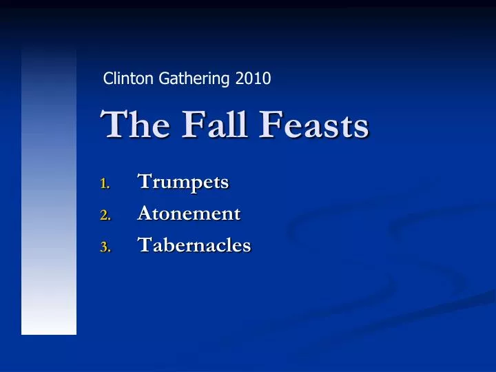 the fall feasts n.
