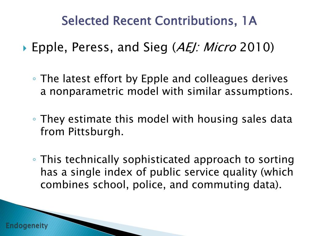 PPT - ECN741, Urban Economics Professor Yinger PowerPoint Presentation ...