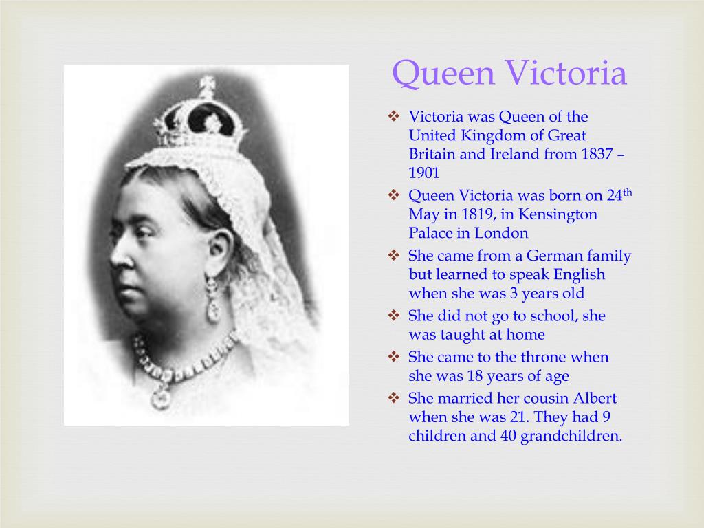 queen victoria presentation powerpoint