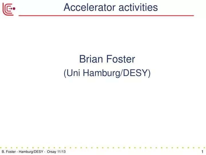 accelerator activities n.