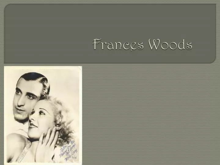 frances woods n.