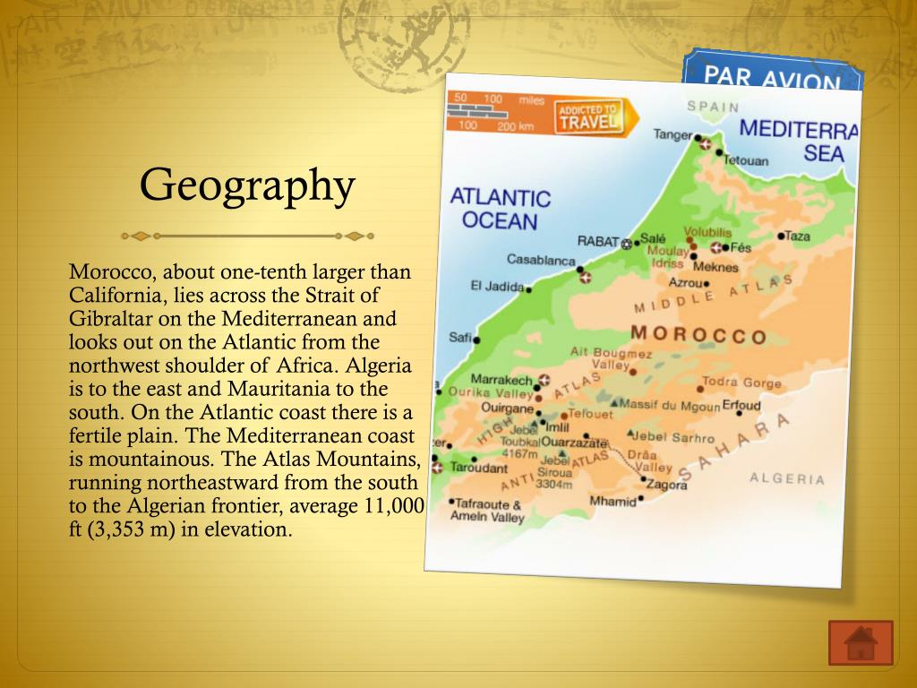 presentation of morocco in english ppt