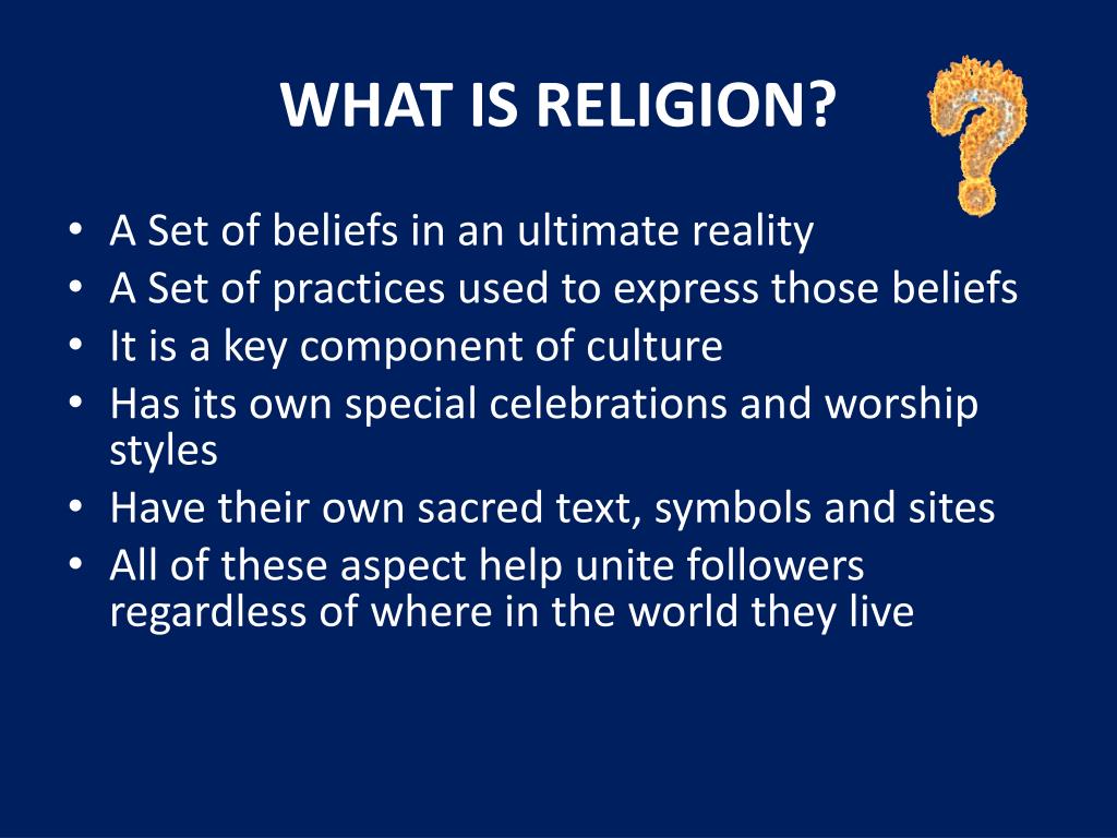 presentation on religion