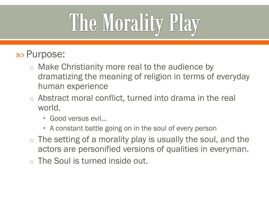 Mystery and Morality Plays