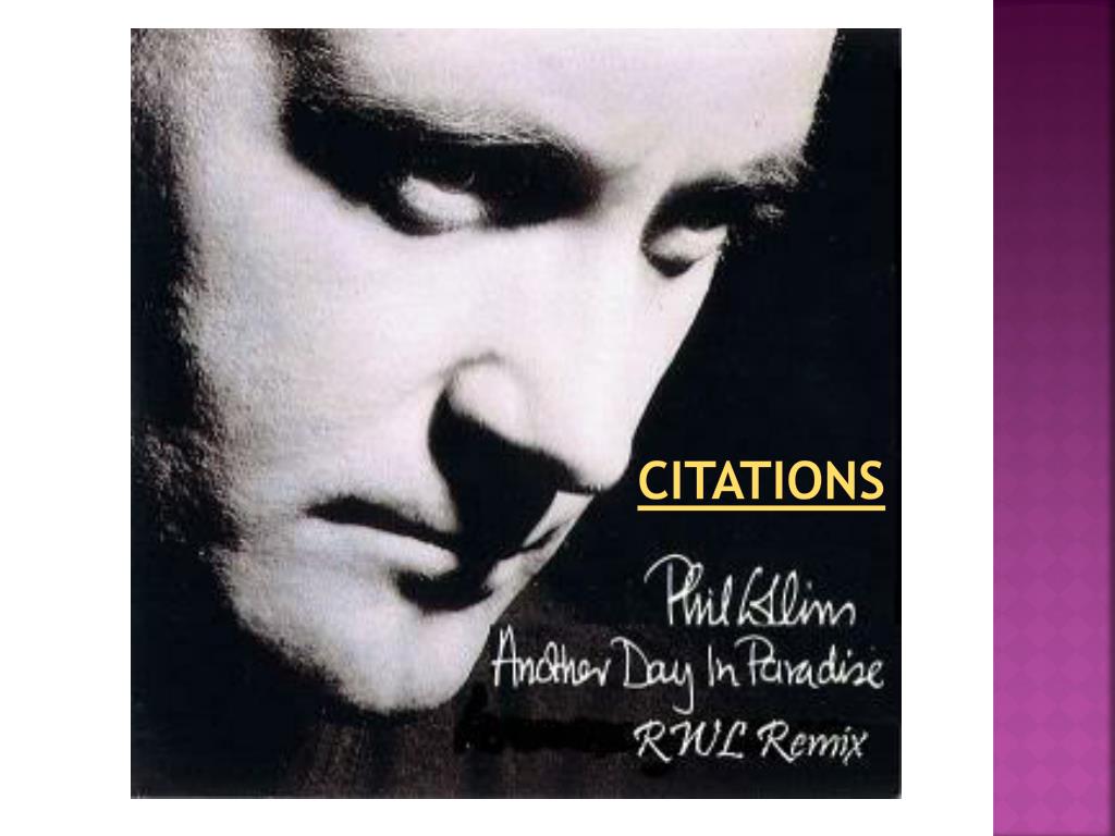 Another Day in Paradise by: Phil Collins - ppt video online download
