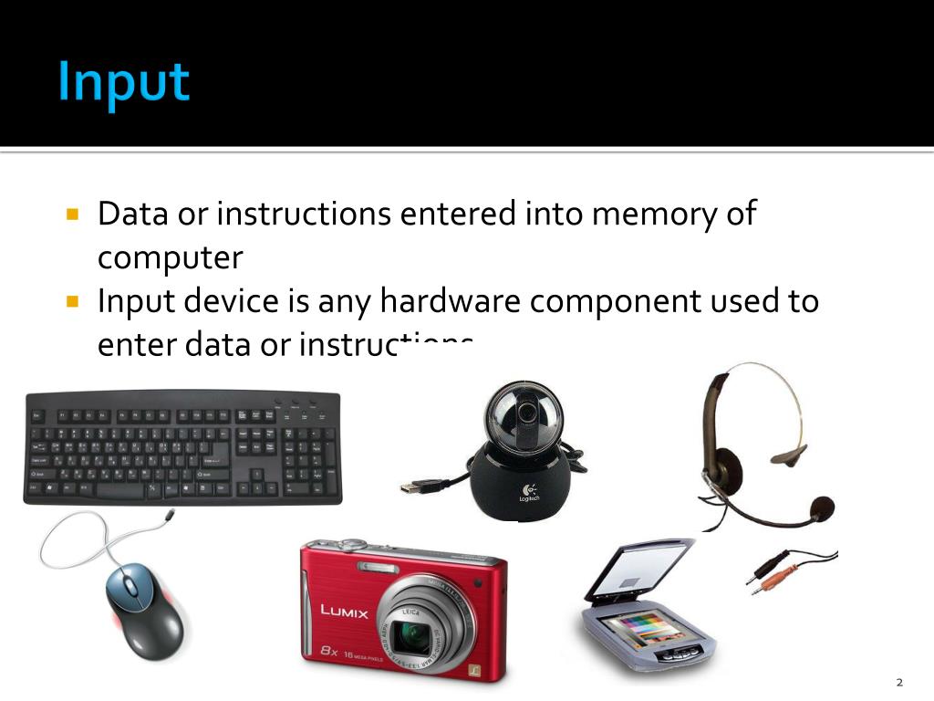 powerpoint presentation on computer input devices