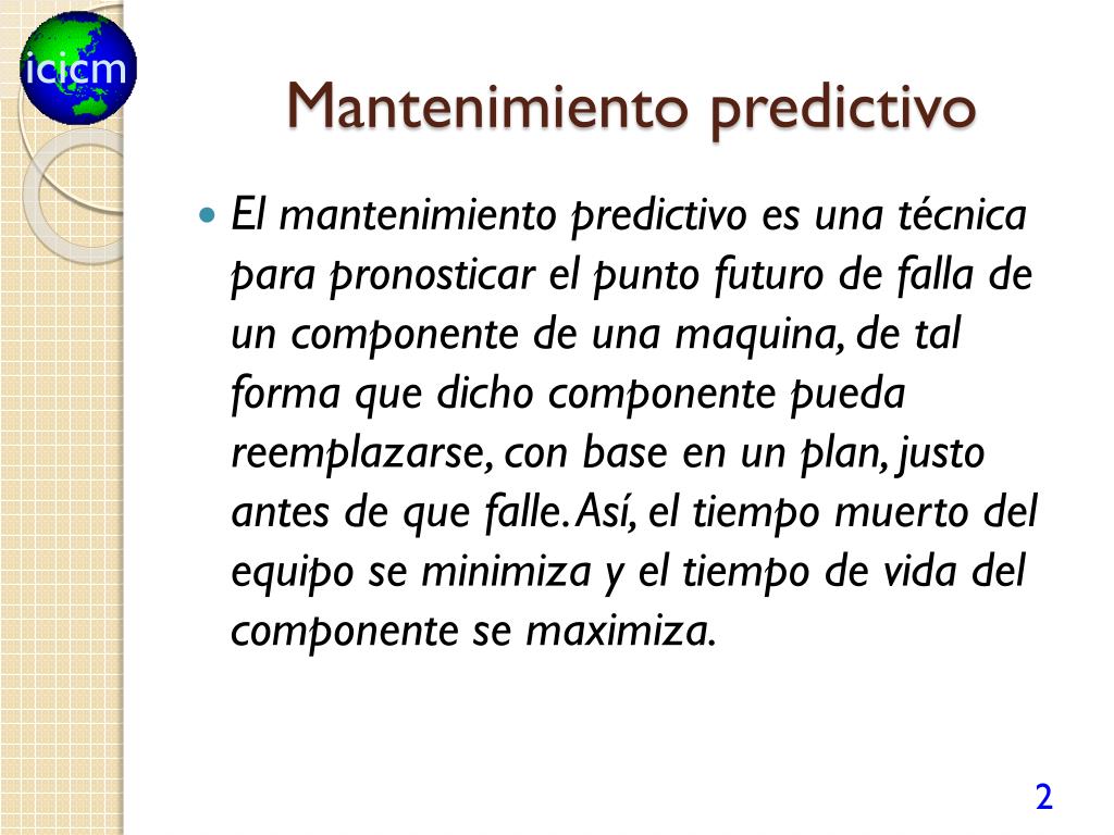 Ppt Módulo 3 Mantenimiento Predictivo Powerpoint Presentation Free Download Id2357139 7306