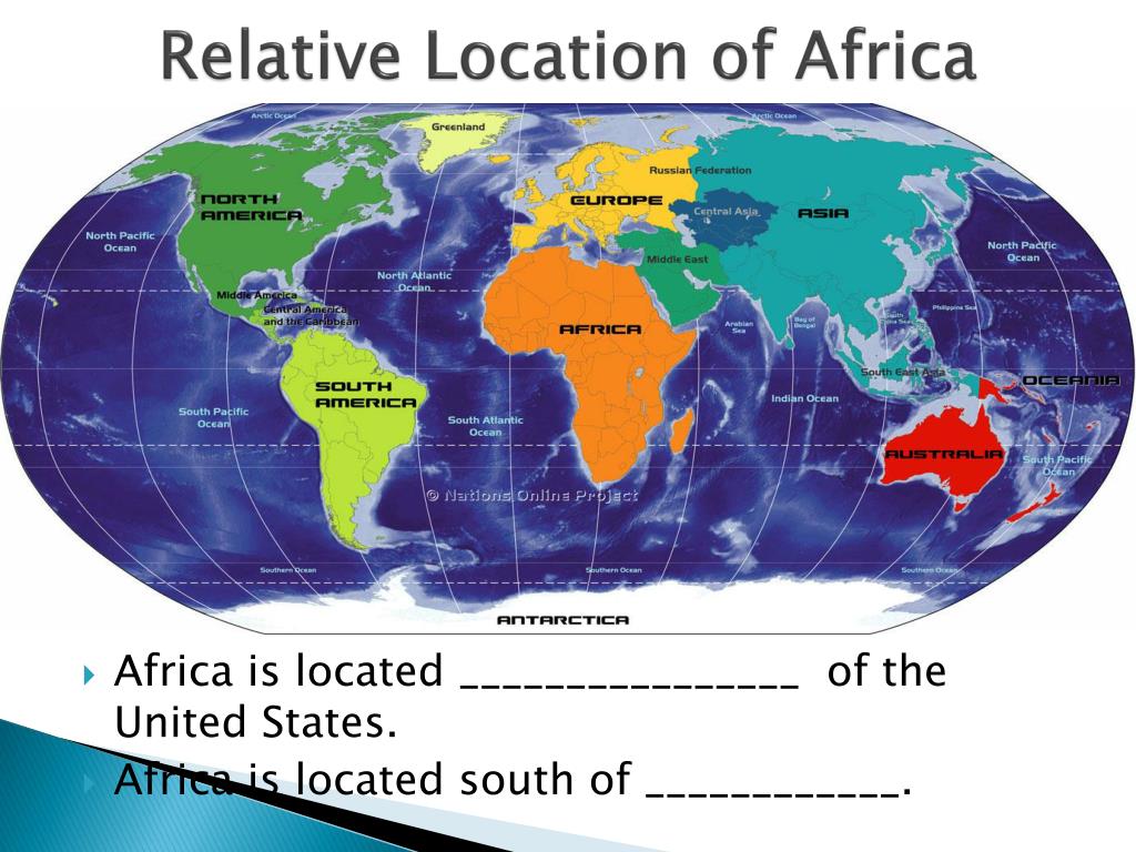4 полушария африки