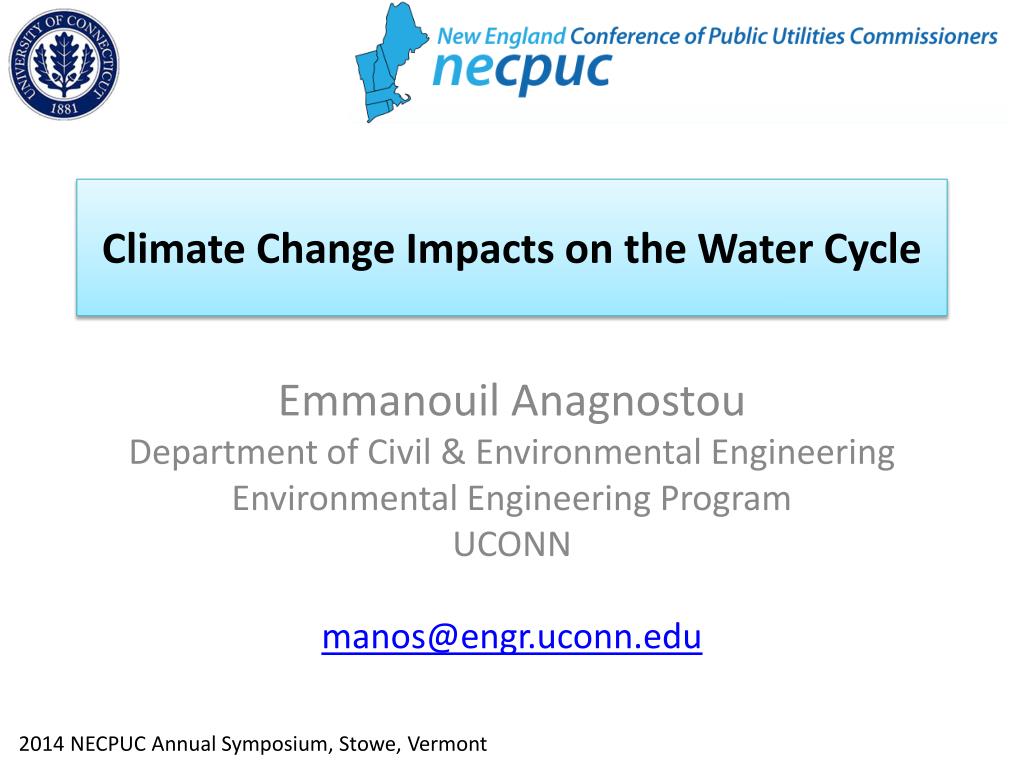 Annual watercycle