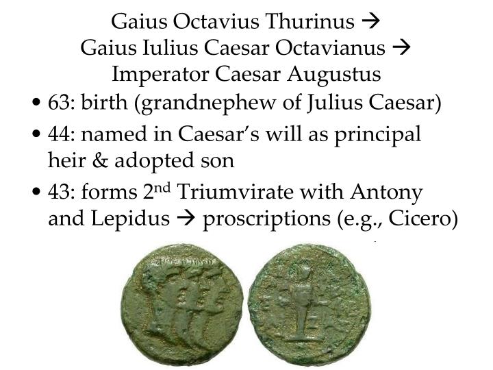 an introduction to the life of gaius octavius thurnius an introduction to the life of gaius octavius thurnius