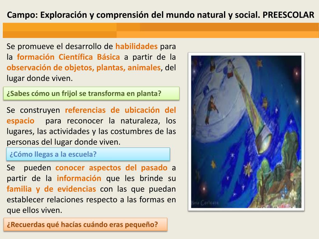 PPT - Campo: Exploración y comprensión del mundo natural y social