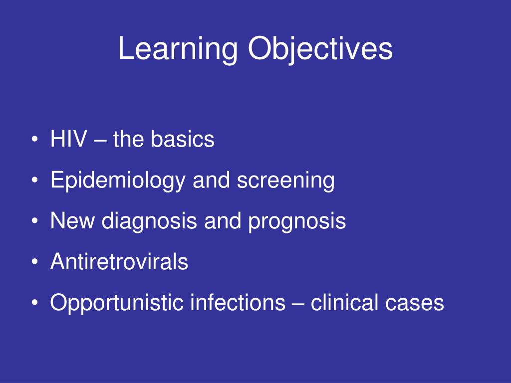 PPT - HIV / AIDS & Opportunistic Infections PowerPoint Presentation ...