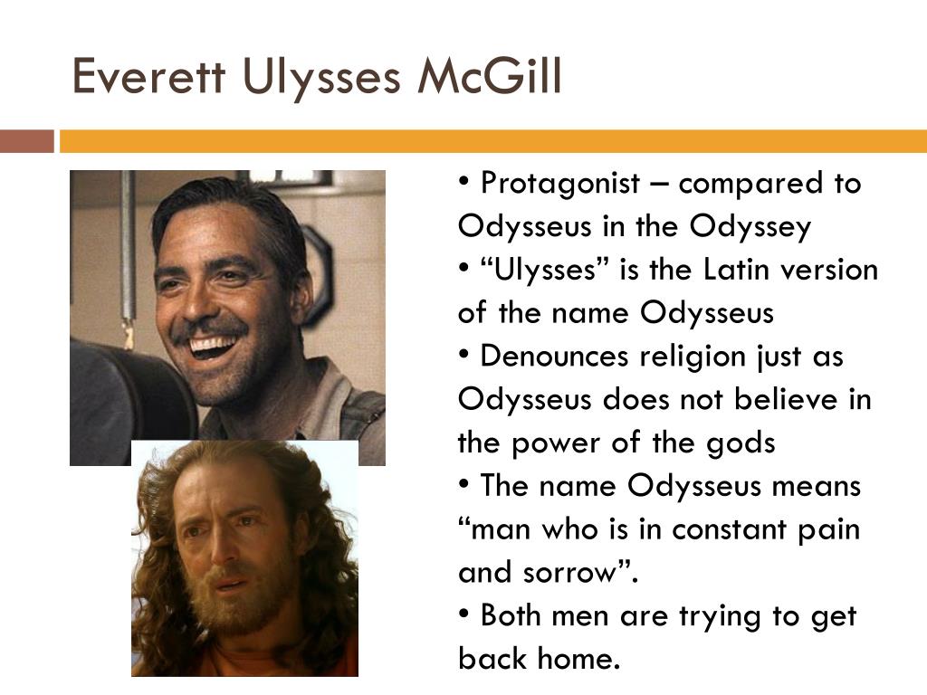 similarities between o brother where art thou and the odyssey