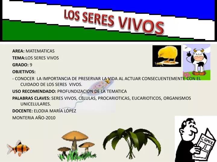 PPT - LOS SERES VIVOS PowerPoint Presentation, free download - ID:2361746