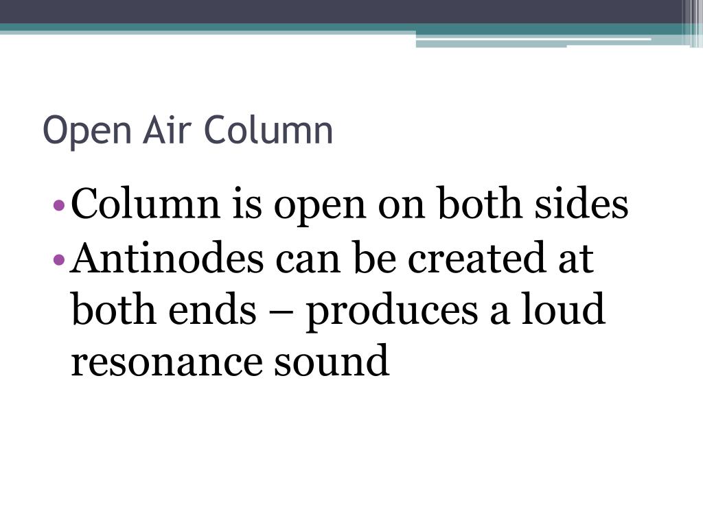 PPT Resonance in Air Columns PowerPoint Presentation, free download