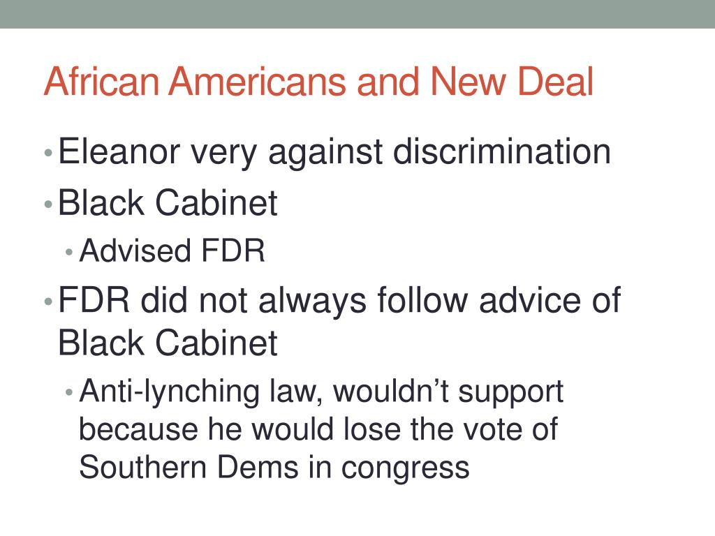 Ppt 13 3 And 13 4 Effects Of The New Deal Powerpoint
