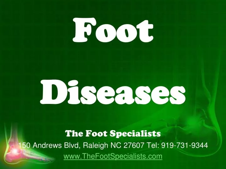 PPT Foot Diseases PowerPoint Presentation, free download ID2362938