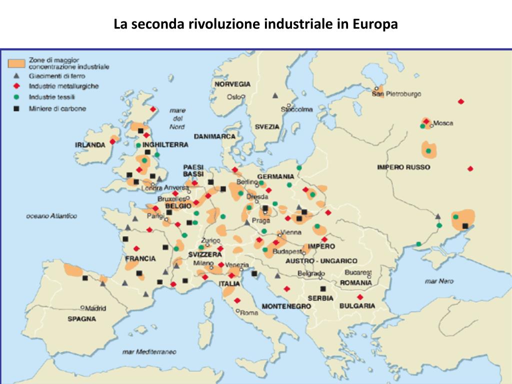 Nelle Zone Industriali Si Trovano Molti PPT - Lezione 18 L’industrializzazione dell’Europa PowerPoint